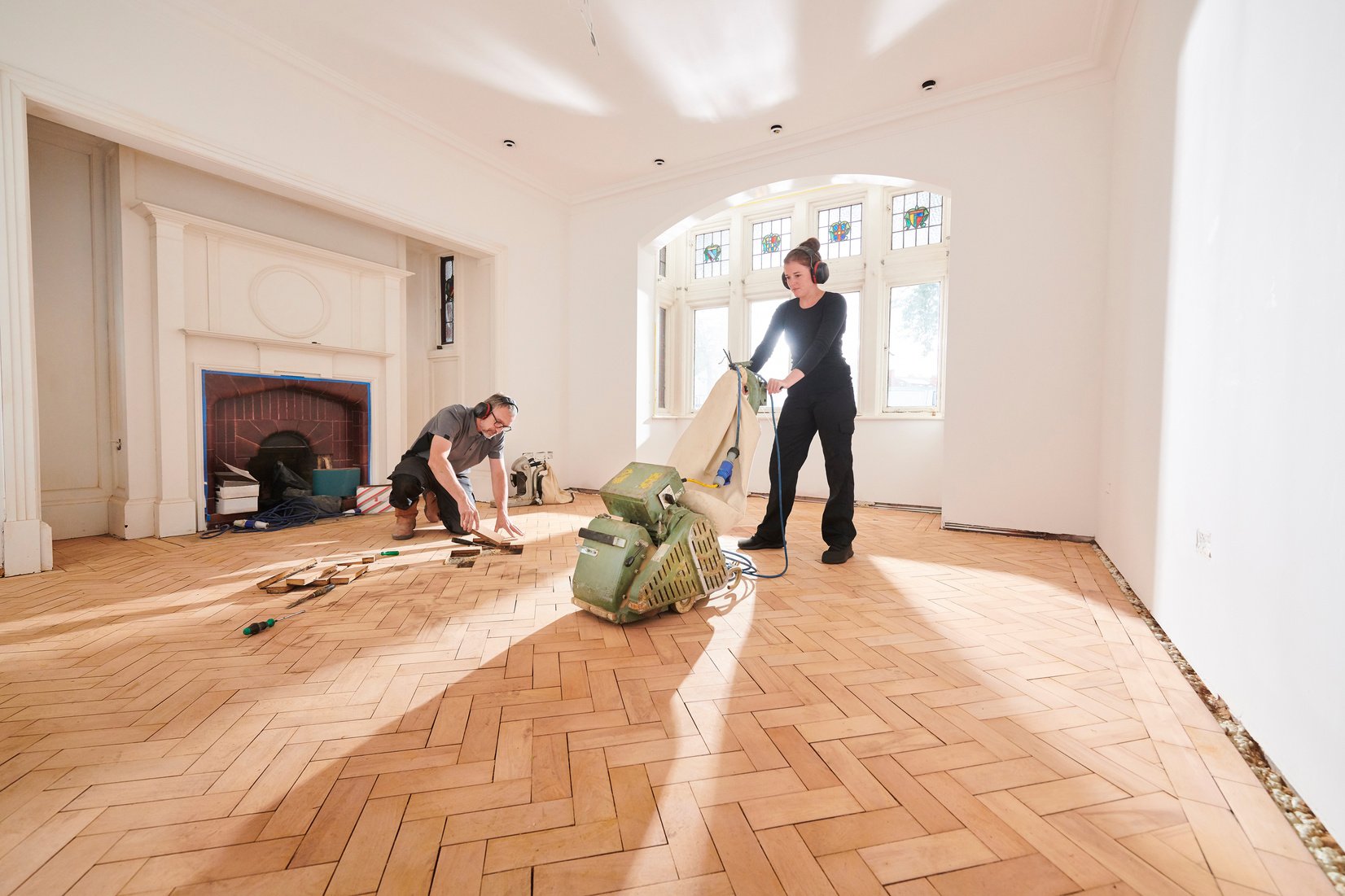 restoring wooden floor